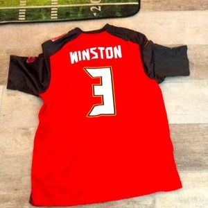 Jameis Winston Buccaneers #3 Nike Home Red jersey